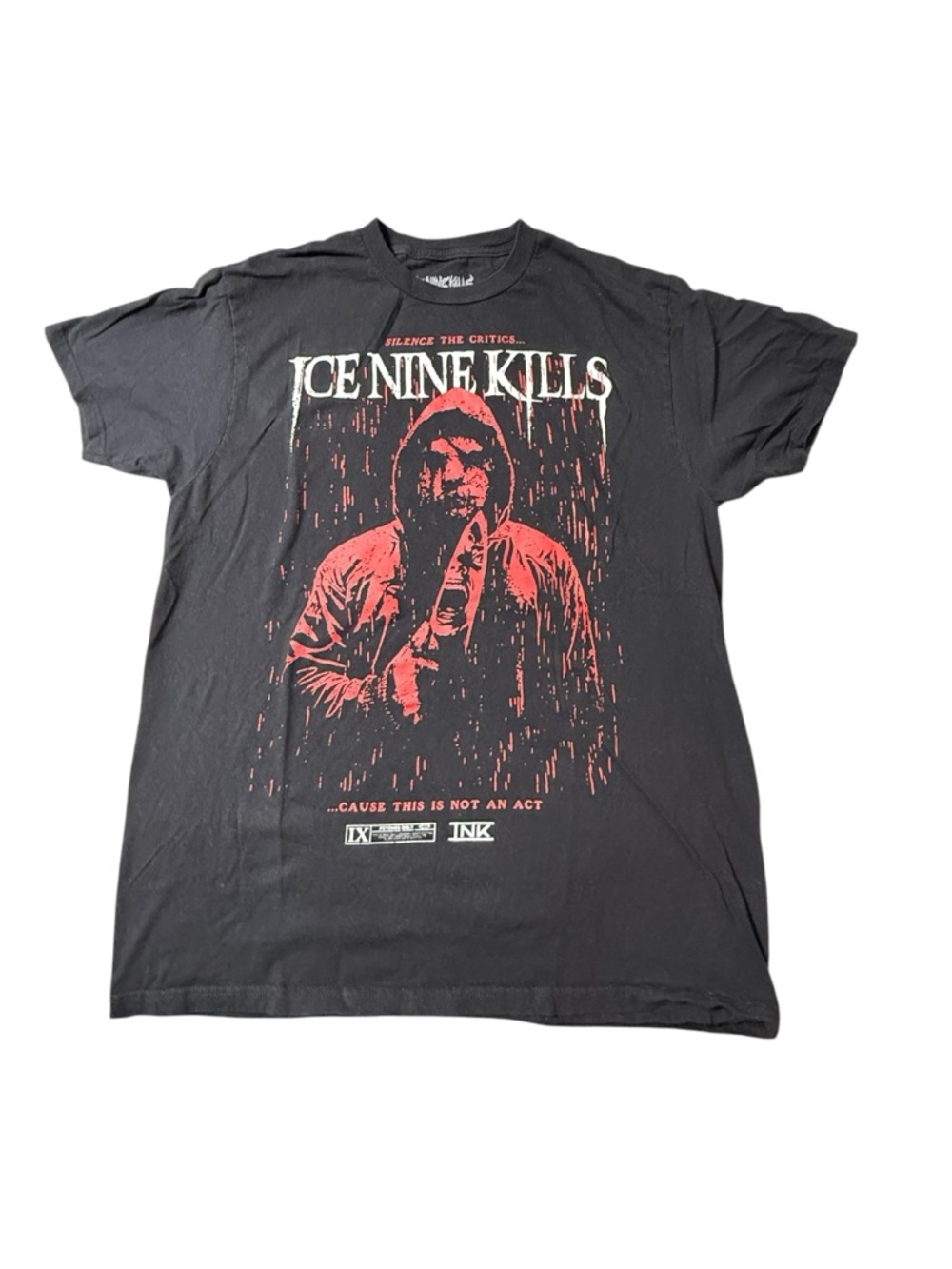 Ice Nine Kills - Silence The Critics - Horrorwood Tshirt - Size L
